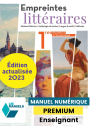 Empreintes littéraires 1re (Ed. num. 2023) - LIB manuel numérique PREMIUM actualisé enseignant