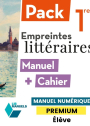 Empreintes littéraires 1re : Manuel + Cahier (2022) - Manuel numérique élève