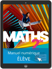 Maths 2de (Ed num 2022) - LIB manuel numérique élève
