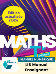 Maths Spécialité Tle (Ed.num.2024) - LIB manuel numérique enseignant