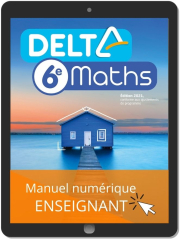 Delta Maths 6e (2021) - Manuel numérique enseignant