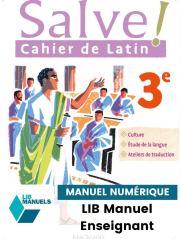 Salve ! 3e (2023) - Cahier de latin - Manuel numérique enseignant