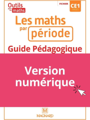 Outils pour les Maths CE1 (2021) - Banque de ressources du fichier par périodes à télécharger + Guide pédagogique en PDF
