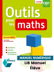 Outils pour les Maths CM1 (2023) - Manuel numérique élève