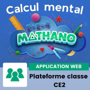 Calcul mental Mathano CE2 (2024) - Version élève